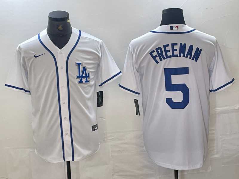 Men's Los Angeles Dodgers #5 Freddie Freeman White Cool Base Baseball Jersey,We sell and wholesale Men's Los Angeles Dodgers #5 Freddie Freeman White Cool Base Baseball Jersey on line form chian!